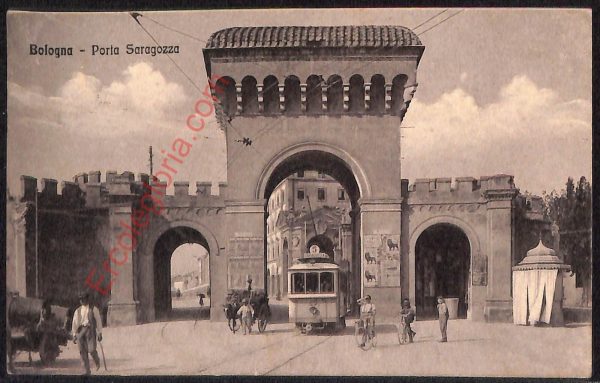 ae2484 - CARTOLINA  D'EPOCA - Bologna Città - Porta Saragozza  1918