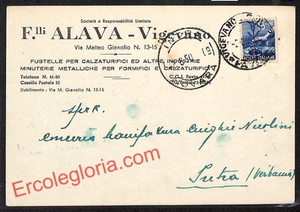 ah6386 - STORIA POSTALE - Pavia Provincia - Vigevano