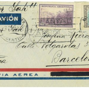 ac6466 - ARGENTINA - POSTAL HISTORY - AIRMAIL COVER  to SPAIN  1940  CONDOR Lati