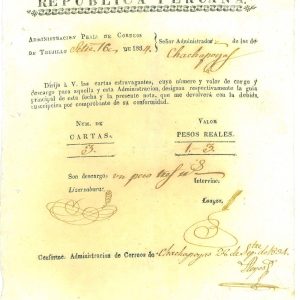 P4124 - PERU 1834, DOCUMENTO POSTAL FECHADO DE TRUJILLO A CHACHAPOYAS!!!!