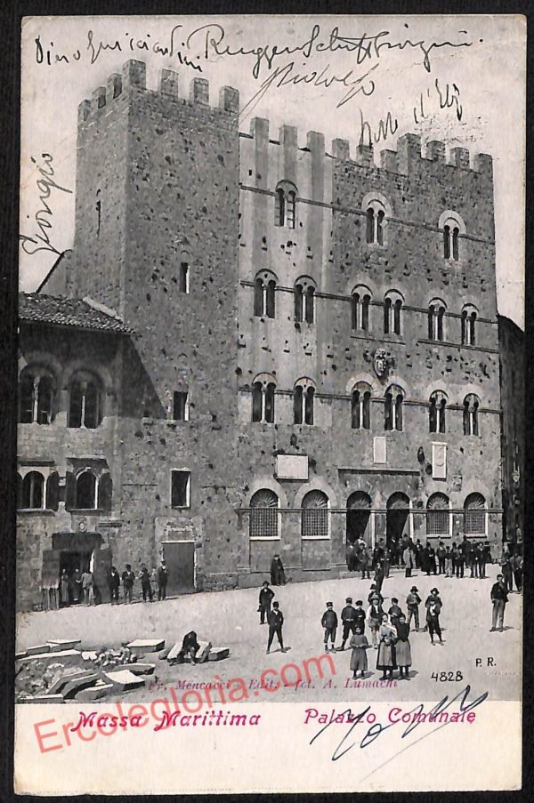 ag2297 - CARTOLINA D'EPOCA - Grosseto Provincia - Massa Marittima