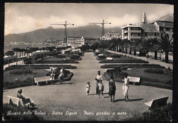 ab7667 -  CARTOLINA  D'EPOCA - Savona Provincia - PIETRA LIGURE