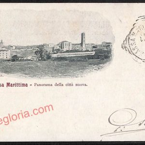 ag2302 - CARTOLINA D'EPOCA - Grosseto Provincia - Massa Marittima  1901
