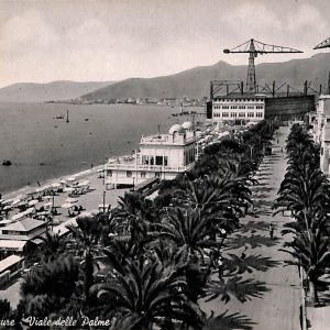 ab7674 -  CARTOLINA  D'EPOCA - Savona Provincia - PIETRA LIGURE  1954