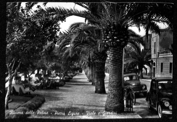 ab7677 -  CARTOLINA  D'EPOCA - Savona Provincia - PIETRA LIGURE  1957