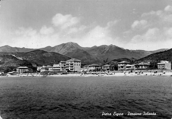 ab7680 -  CARTOLINA  D'EPOCA - Savona Provincia - PIETRA LIGURE  1957