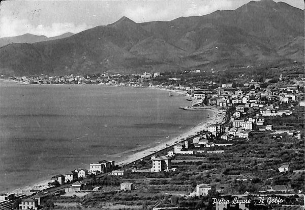 ab7682 -  CARTOLINA  D'EPOCA - Savona Provincia - PIETRA LIGURE