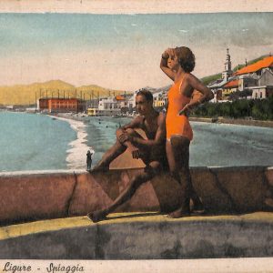 ab7683 -  CARTOLINA  D'EPOCA - Savona Provincia - PIETRA LIGURE  1949