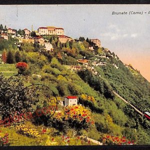 ae5201 - CARTOLINA D'EPOCA - Como Provincia - Brunate  1939