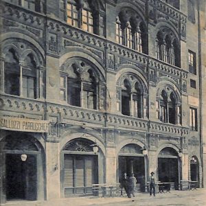 ad0103 - CARTOLINA D'epoca - Pisa Città - Palazzo Agostino  1912