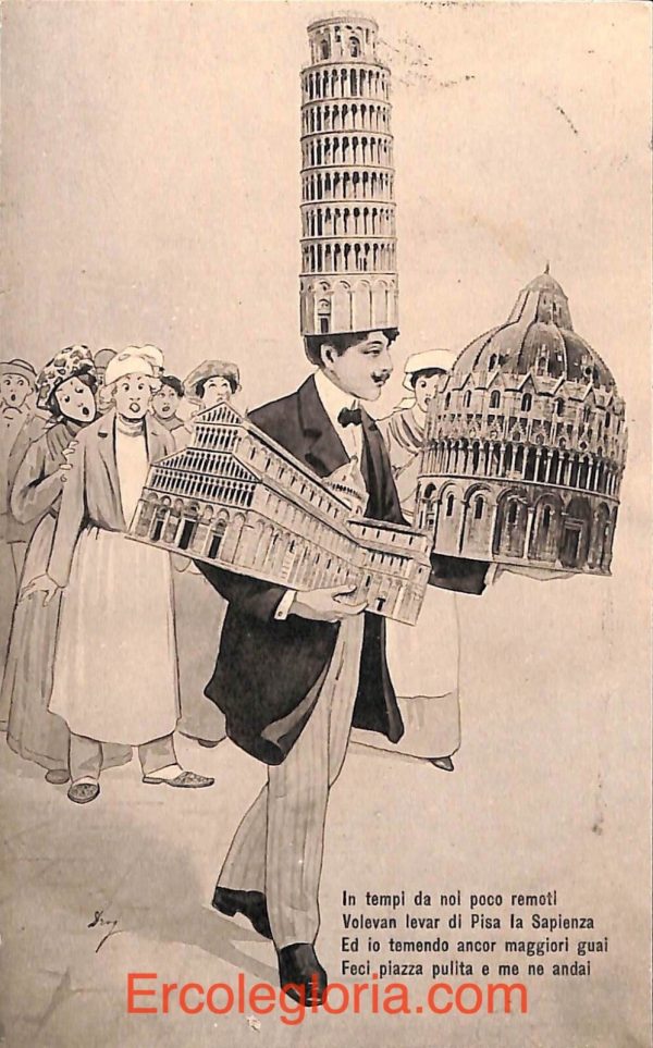 ad0114 - CARTOLINA D'epoca - Pisa Città