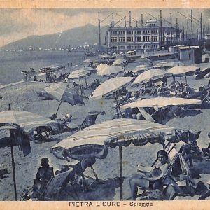 ab7692 -  CARTOLINA  D'EPOCA - Savona Provincia - PIETRA LIGURE