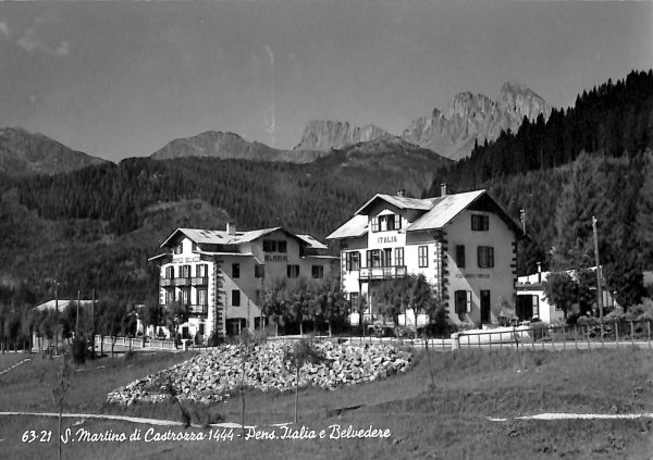 ab5928 - CARTOLINA  D'EPOCA - Trento Provincia : S. MARTINO DI CASTROZZA 1963