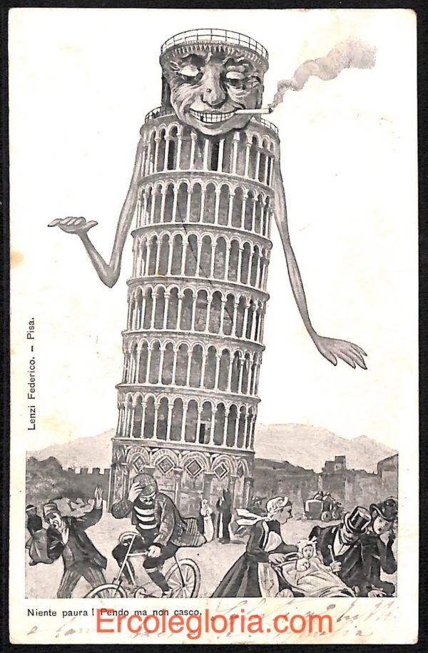 ad0121 - CARTOLINA D'epoca - Pisa Città - Torre di Pisa     BELLA!!