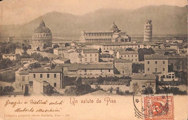 ad0111 - CARTOLINA D'epoca - Pisa Città - Panorama