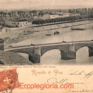 ad0124 - CARTOLINA D'epoca - Pisa Città - Ricordo di Pisa  1901