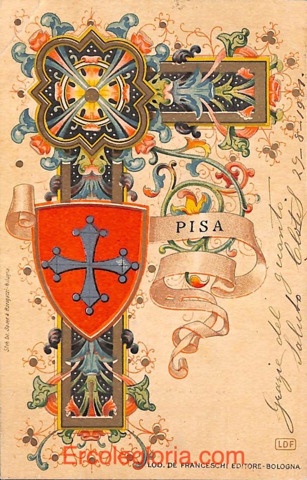 ad0128 - CARTOLINA D'epoca - Pisa Città - Pubblicitaria