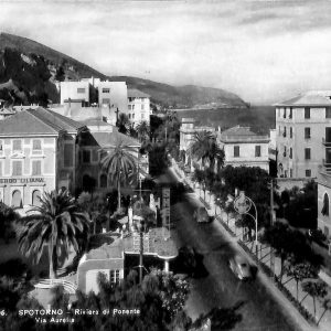ab7719 -  CARTOLINA  D'EPOCA - Savona Provincia - SPOTORNO  1955