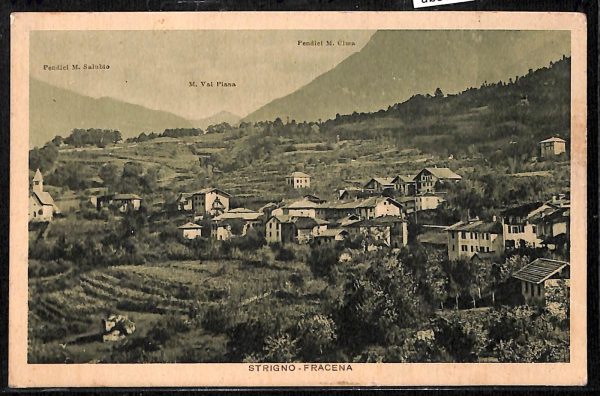 ab5955 - CARTOLINA  D'EPOCA - Trento Provincia : STRIGNO 1943