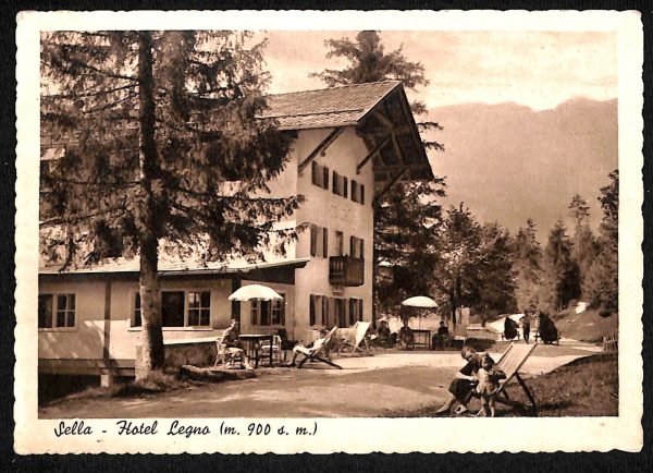 ab5957 - CARTOLINA  D'EPOCA - Trento Provincia : SELLA