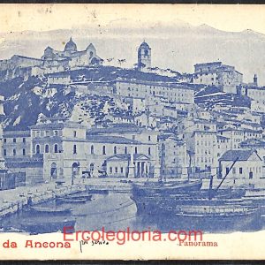 ad9662 - CARTOLINA D'EPOCA - Ancona Città - Panorama