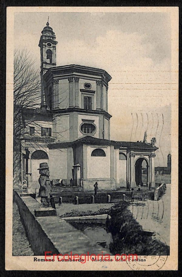 ae1619 - CARTOLINA  D'EPOCA - Bergamo  Provincia - Romano Lombardo