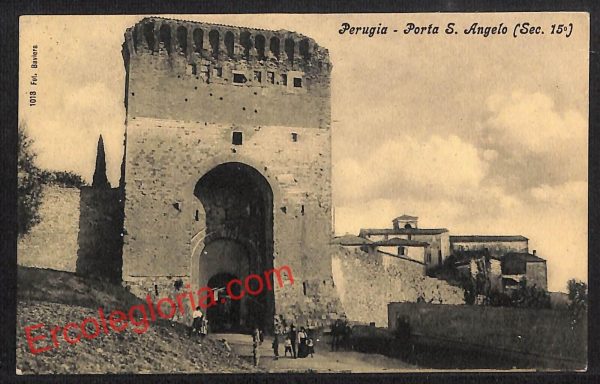 ah6392 - CARTOLINE  D'EPOCA - Perugia Città - Porta San Angelo