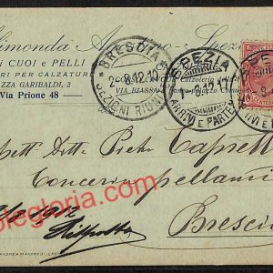 ag5559 - CARTOLINA D'EPOCA - La Spezia Città - Alimonda Agostino  1912