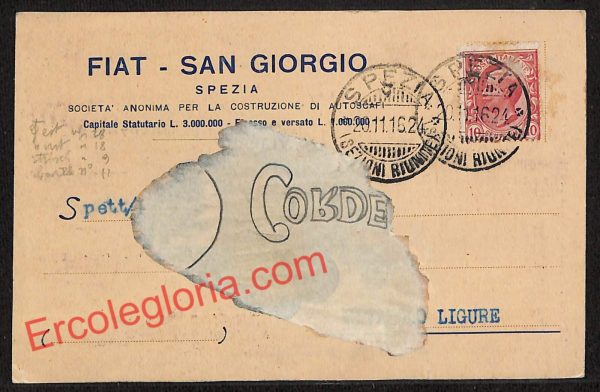 ag5560 - CARTOLINA D'EPOCA - La Spezia Città - Fiat - San Giorgio