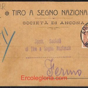 ad9669 - CARTOLINA D'EPOCA - Ancona Città - Tiro a Segno Nazionale