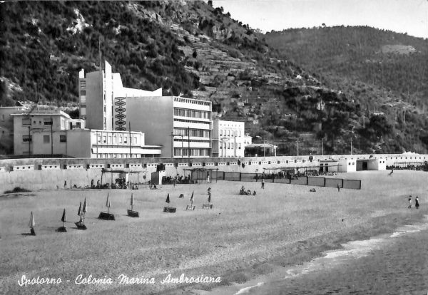 ab7735 -  CARTOLINA  D'EPOCA - Savona Provincia - SPOTORNO