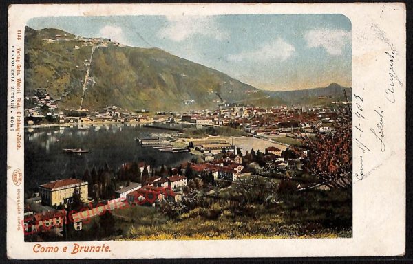 ae5204 - CARTOLINA D'EPOCA - Como Provincia - Brunate