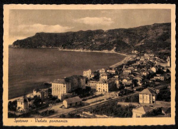 ab7741 -  CARTOLINA  D'EPOCA - Savona Provincia - SPOTORNO