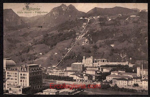 ae1630 - CARTOLINA  D'EPOCA - Bergamo  Provincia - San Pellegrino Terme