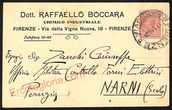 ae6229 - CARTOLINA D'EPOCA - Firenze Città - Dott. Raffaello Boccara