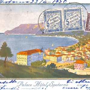 ab7744 -  CARTOLINA  D'EPOCA - Savona Provincia - SPOTORNO  1930