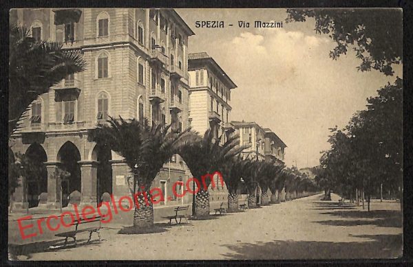 ag5563 - CARTOLINA D'EPOCA - La Spezia Città - Via Mazzini