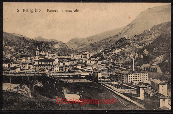 ae1640 - CARTOLINA  D'EPOCA - Bergamo  Provincia - San Pellegrino Terme