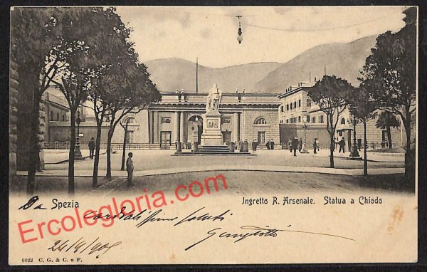 ag5565 - CARTOLINA D'EPOCA - La Spezia Città - Ingretto R. Arsenale