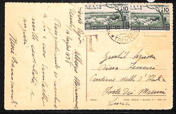 ab5972 - CARTOLINA  D'EPOCA - Trento Provincia : TRENTINO - immagine 2