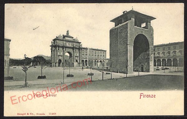 ae6236 - CARTOLINA D'EPOCA - Firenze Città - Piazza Cavour