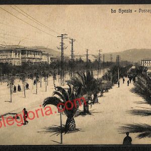 ag5568 - CARTOLINA D'EPOCA - La Spezia Città - Passeggiata Morin  1924