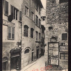 ae6241 - CARTOLINA D'EPOCA - Firenze Città - Casa ove abitò Dante Alighieri
