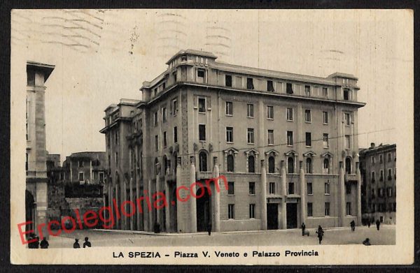 ag5572 - CARTOLINA D'EPOCA - La Spezia Città - Piazza V. Veneto  1931