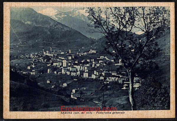 ae1647 - CARTOLINA  D'EPOCA - Bergamo  Provincia - Serina