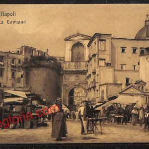 ah3524  - CARTOLINA D'EPOCA - Napoli Citta - Porta Capuana