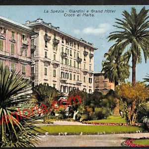 ag5578 - CARTOLINA D'EPOCA - La Spezia Città - Grand Hotel Croce di Malta