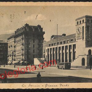 ag5580 - CARTOLINA D'EPOCA - La Spezia Città - Piazza Verdi  1941