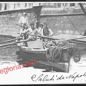 ah3527  - CARTOLINA D'EPOCA - Napoli Citta - Pescatori