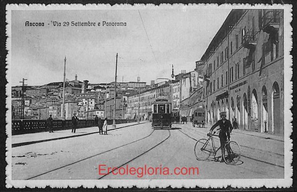 ad9686 - CARTOLINA D'EPOCA - Ancona Città - Via 29 Settembre
